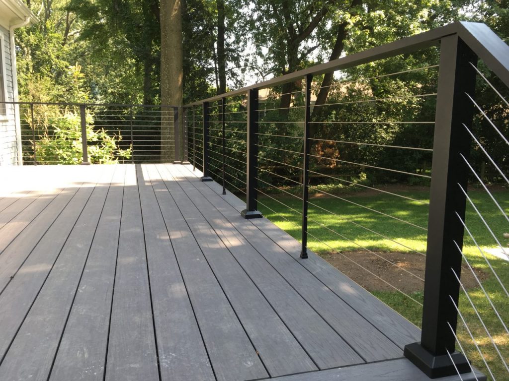 Aluminum Porch Hand Railing Installation